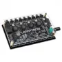 Controlador de ventiladores y ARGB Lamptron CY816 negro — 6 conexiones de ventilador, 8 zonas ARGB