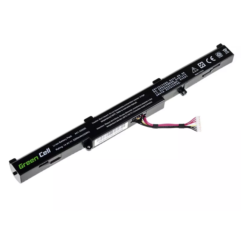 Green Cell AS77 batería para ASUS A41-X550E (X550, F550, K550, R510), Li-Ion 14,4 V 2200 mAh, 4 celdas, negra