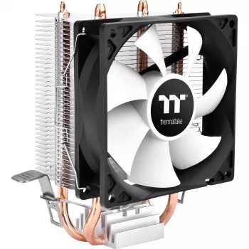 Thermaltake Contac 9 SE Disipador de aire para procesador 9,2 cm Negro. Blanco