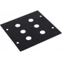 Módulo de panel Omnitronic Módulo 2HE con 6x conectores hembra jack, 88×88 mm
