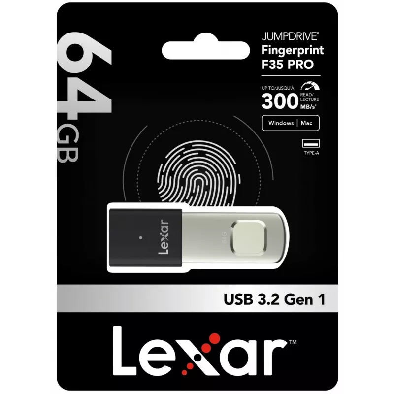 Memoria USB Lexar 64 GB USB Type-A 3.2 Gen 1 JumpDrive F35 PRO