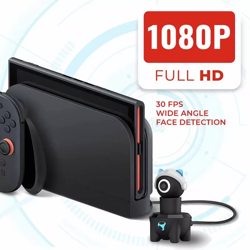 Cámara mini HD 2 en 1 Subsonic Playcam 1080 para Nintendo Switch 2 azul claro