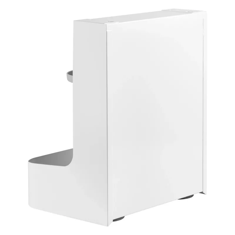 Ergo Office caja de almacenamiento/organizador bajo escritorio con bandeja de accesorios, blanco, máx. 5 kg, ER-442