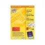 Avery - Etiquetas para lomo de archivador (File Folder Labels) - rojo - 70 x 37 mm - 2400 etiquetas (100 hojas x 24) (3448)