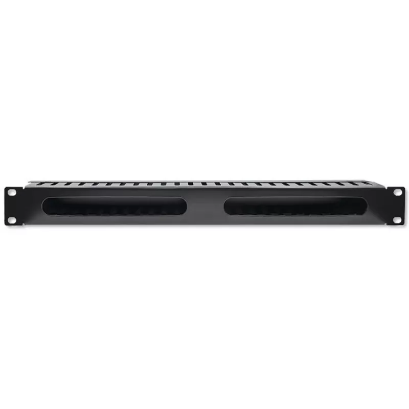 Organizador de cables QOLTEC 54514 para racks de 19 pulgadas, 24 puertos