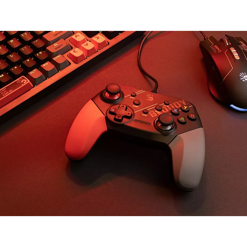 Mando de juego A4Tech Bloody GP30 Sports Red, USB