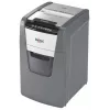 Destructora de papel Rexel Optimum AutoFeed+ 130X corte cruzado 55 dB 22 cm negra, plateada