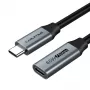 Cable de extensión USB 3.0 Type-C (M) - USB Type-C (F), 5 Gbit/s, 60 W, 4K/60 Hz, 0,5 m