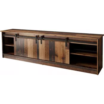 Mueble RTV GRANERO 200x56.7x35 madera vieja