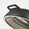 Horno de pizza G3FERRARI Pummarola — horno de sobremesa eléctrico, 1200 W, máx. Ø 28–31 cm, superficie de piedra, negro/plata