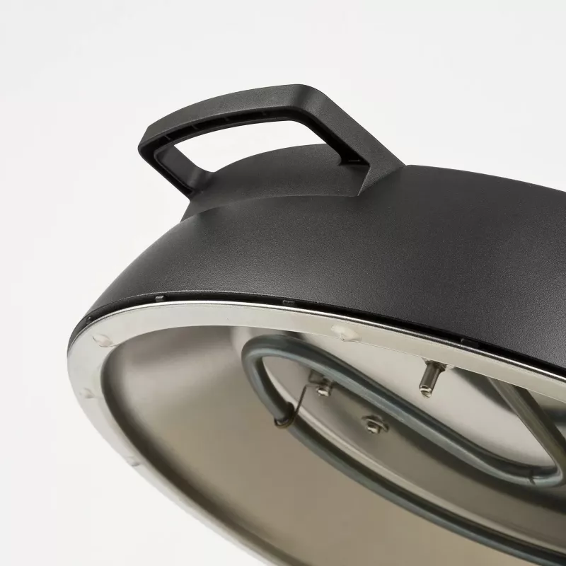 Horno de pizza G3FERRARI Pummarola — horno de sobremesa eléctrico, 1200 W, máx. Ø 28–31 cm, superficie de piedra, negro/plata