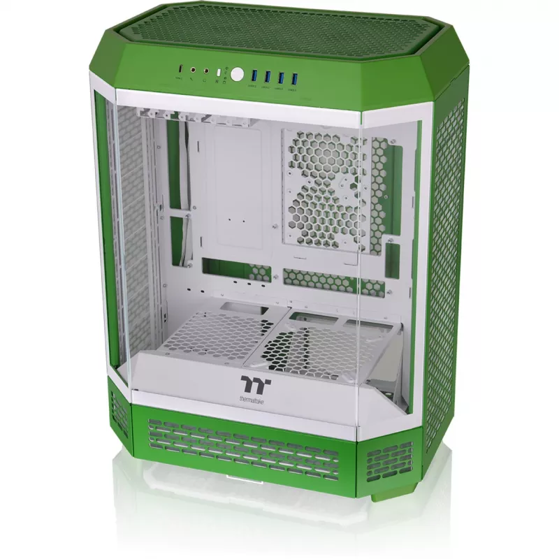 Thermaltake The Tower 600 Caja Mid-Tower ATX con ventana lateral de cristal (Verde/Blanco)