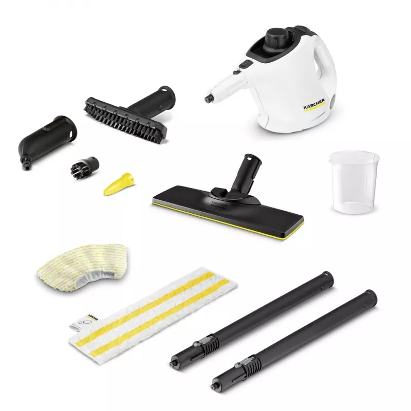 Limpiador a vapor portátil Kärcher SC 1 EasyFix 1200 W Negro, Blanco