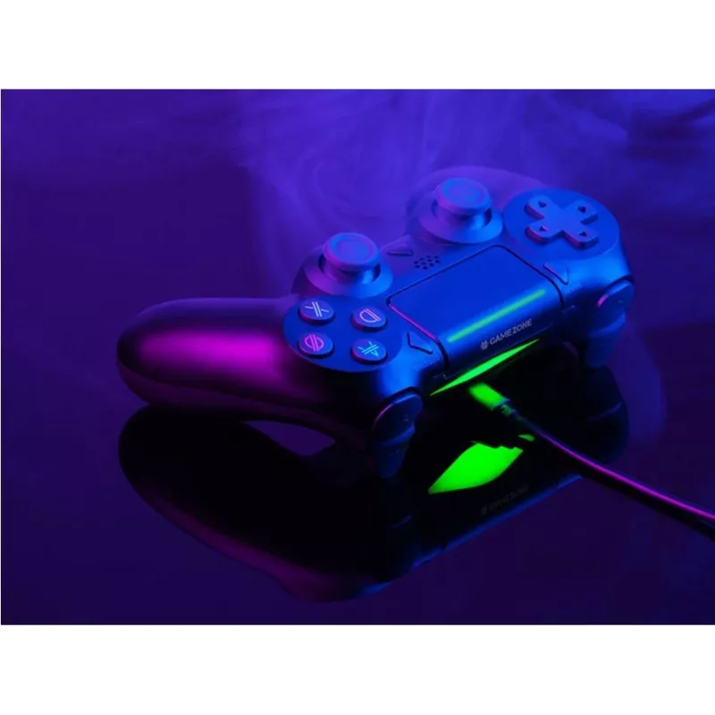 Mando con cable TRACER SHOGUN PRO negro — 16 botones, analógico/digital, cable de 1,5 m, vibración, PC/PS4/PS3