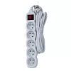 Regleta Esperanza ELK215W 3 m 5 toma(s) de CA para interiores blanca