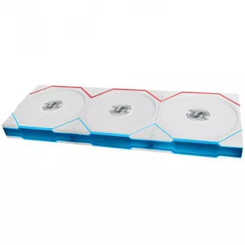 LIAN LI UNI FAN TL Wireless 120 mm ARGB Reverse Blade, pack de 3, blanco