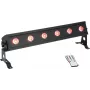 Barra LED EUROLITE AKKU Bar-6 Entry QCL RGBW, 6x4W LEDs, iluminación portátil con batería