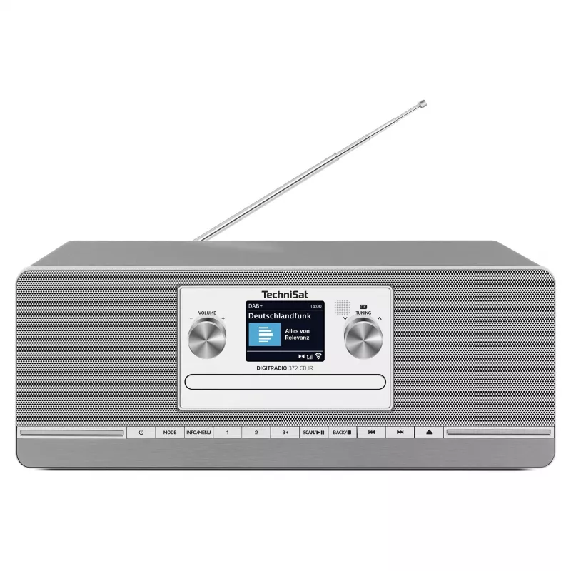 TechniSat DIGITRADIO 372 CD IR Internet analógico y digital antracita, plata
