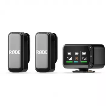 Kit de micrófono lavalier inalámbrico Rode Wireless Micro Camera Kit con transmisor y receptor inalámbricos