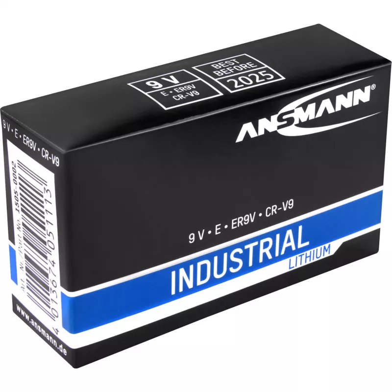 Ansmann 1505-0002 - Pila de un solo uso - Litio - 9 V - 5 uds. - Negro - -40 - 60 °C