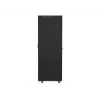 Lanberg FF01-6842-23BL armario rack de suelo de 19" 42U 600x800x2127,5 mm, puerta de malla, LCD, 4 ventiladores, flat pack, 800 kg, IP20, cerradura, ruedas, negro