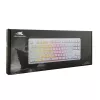 Baracuda Krill teclado gaming de membrana blanco KRILL-W, US, USB