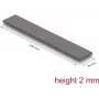 Almohadilla térmica DeLOCK 18477 3 W/m·K gris 20x120x2 mm