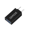 Adaptador de cable de vídeo Savio AK-80 0m USB Type-A USB Type-C negro