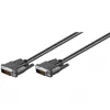 Cable DVI-D FullHD Goobay Wentronic Dual Link, Negro, 1,8 m - conector macho DVI-D Dual-Link (24+1 pines) > conector macho DVI-D Dual-Link (24+1 pines) (93573)
