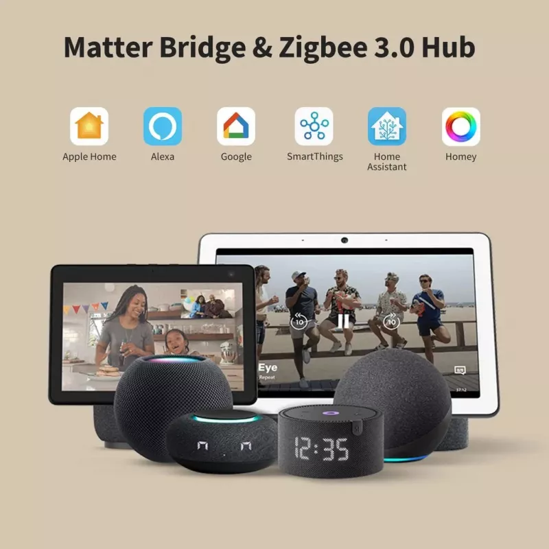 Panel Hub AQARA S1 Plus (MP-K03D) – panel táctil WLAN con función de hub Zigbee