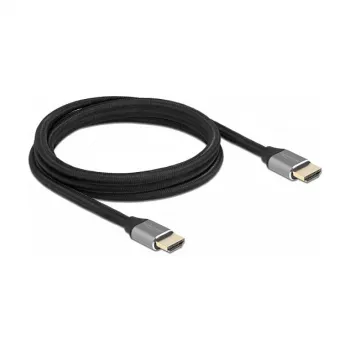 Cable DELOCK Ultra High Speed HDMI 48 Gbit/s 8K 60Hz Gris 2 m Certificado