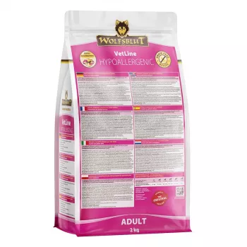 WOLFSBLUT VetLine hipoalergénico caballo con batata - pienso para perros - 2 kg