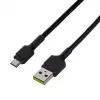 Cable USB 2.0 Green Cell KABGC23, USB A a Micro-USB B, 0,3 m, negro
