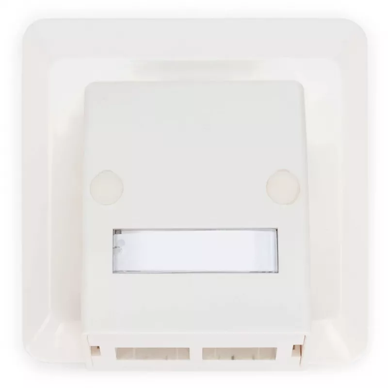 Toma de pared empotrable de fibra óptica FTTH Digitus DN-93201 adaptador SC/LC 86x30x86mm