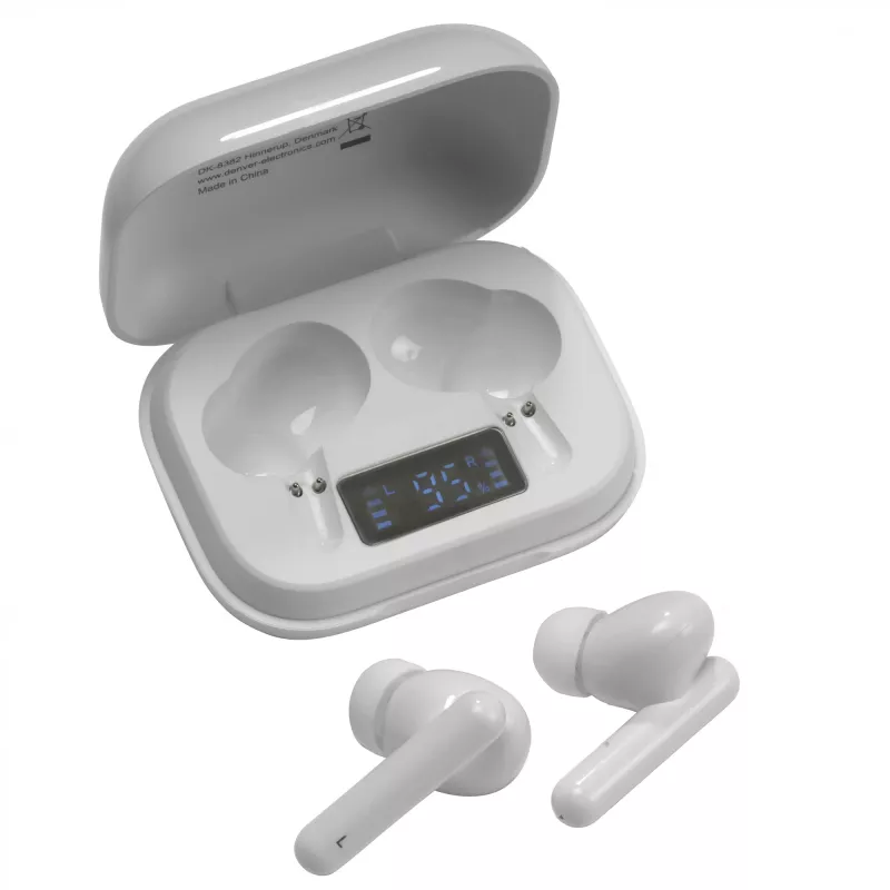 Denver TWS auriculares TWS TWE-38 blanco