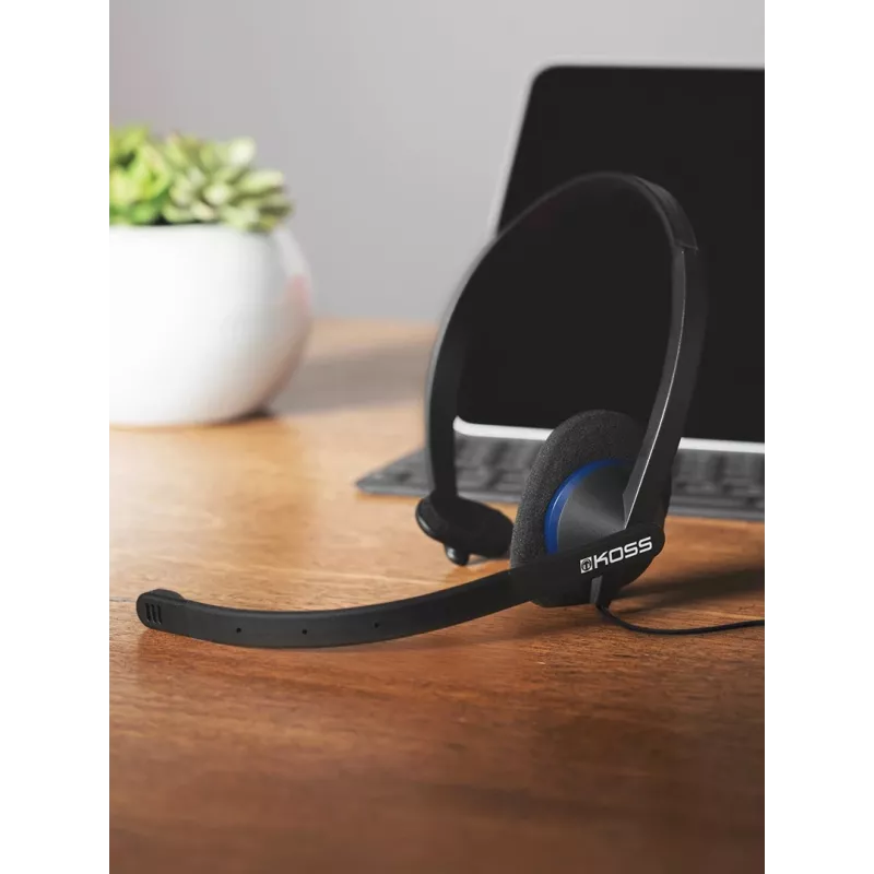 Koss CS200i headset con cable de diadema oficina/call center negro