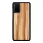Funda para móvil man and wood Galaxy S20+ cappuccino negra – funda protectora para smartphone