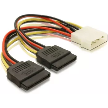 Cable de alimentación SATA HDD 2x DeLOCK 60102 0,112 m