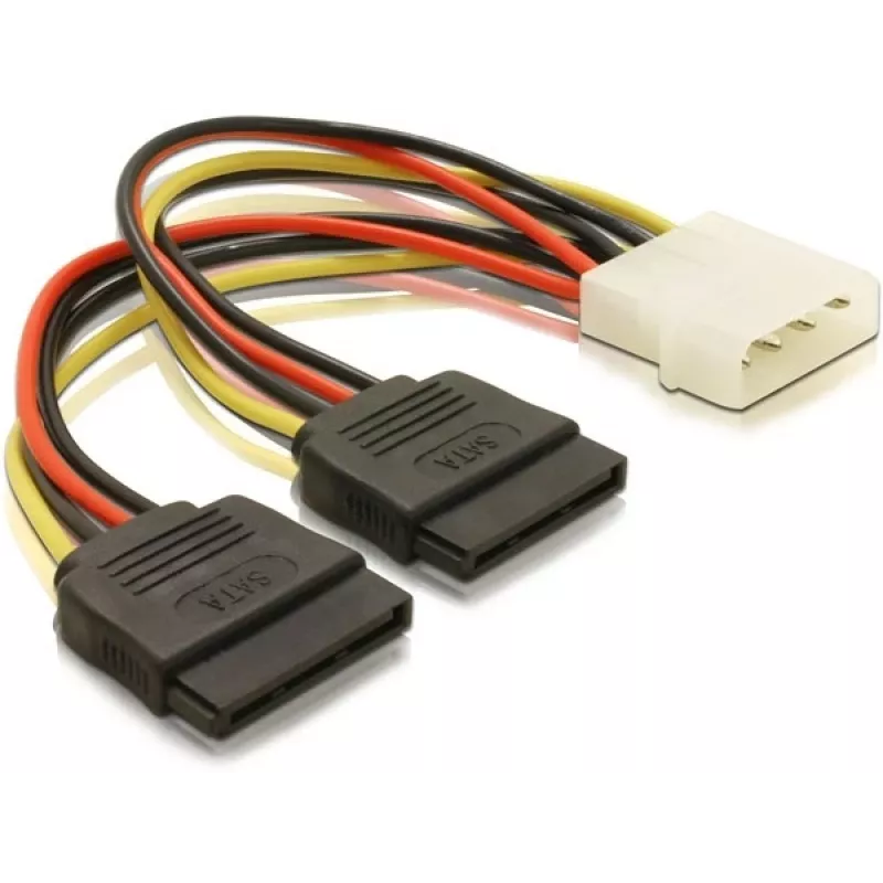 Cable de alimentación SATA HDD 2x DeLOCK 60102 0,112 m