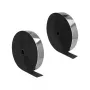 Cinta de velcro resistente DeLOCK autoadhesiva 25 m x 50 mm negra