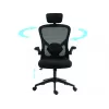 Silla gaming Sandberg ErgoFusion Basic asiento acolchado respaldo de malla negro
