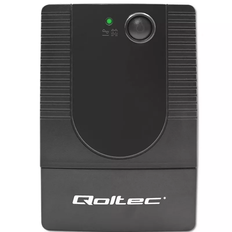Qoltec 53772 SAI (sistema de alimentación ininterrumpida) line-interactive 0,65 kVA 360 W 1 salida AC