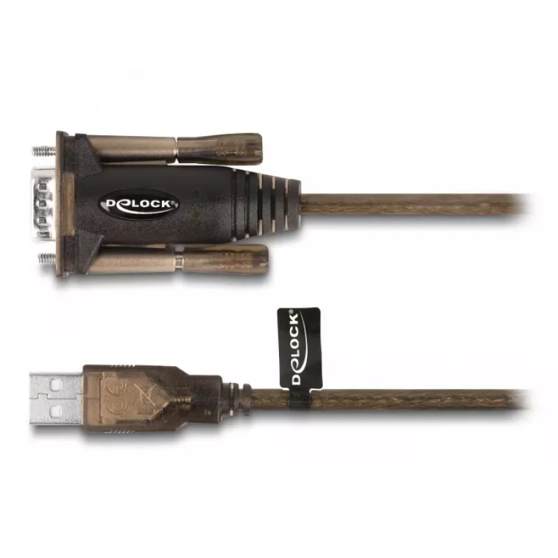 Adaptador USB 2.0 Type-A a serie RS-232 D-Sub 9 pines conector macho DeLOCK 62646