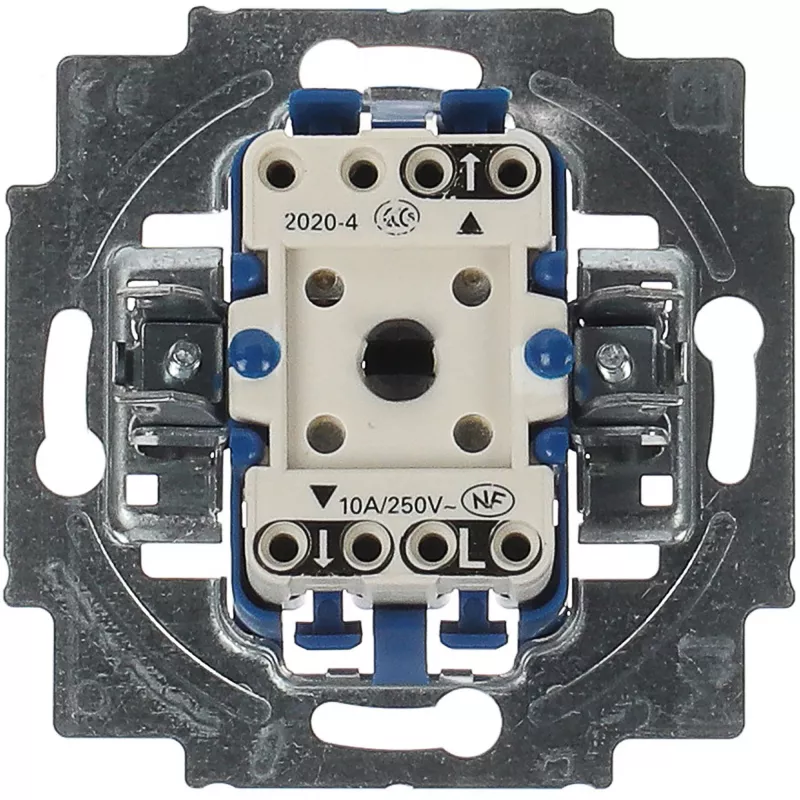 BUSCH JAEGER 2020/4 US - Cableado - Negro - Gris - AC - 250 V - 71 mm - 25 mm