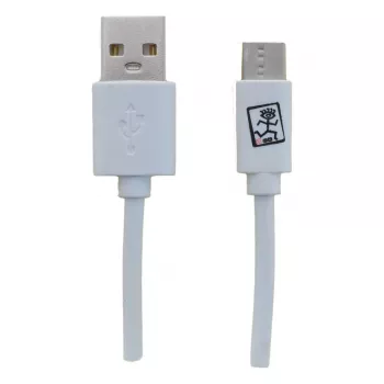 Cable USB 2GO 795925 1m Micro-USB B USB C USB 3.2 Gen 1 Blanco