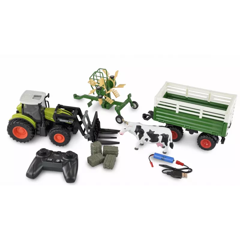 Tractor Amewi 22641 modelo RC motor eléctrico 1:24