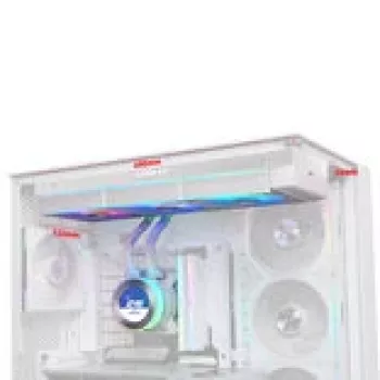 Refrigeración líquida AiO Lian Li Hydroshift II LCD 360CL ARGB blanca