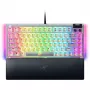 Teclado mecánico gaming hot-swappable Razer | BlackWidow V4 75% | Teclado gaming | Con cable | US | Phantom White Edition | USB Type-C | Razer Mechani