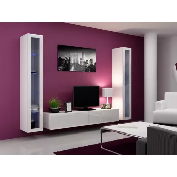 Soporte de TV Cama VIGO '180' 30/180/40 blanco/blanco brillante