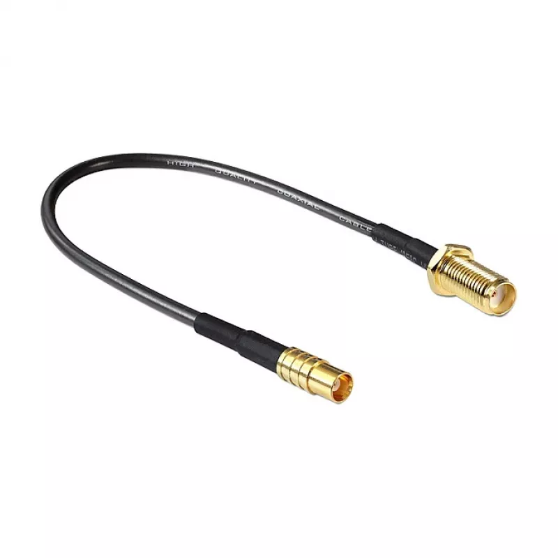 Cable coaxial DeLOCK 88577 0,2m SMA MCX Negro